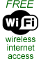 Free wi fi access